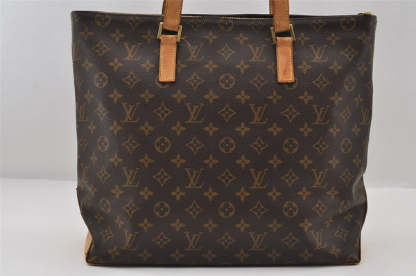 Authentic Louis Vuitton Monogram Cabas Mezzo Shoulder Tote Bag M51151 LV 6340I