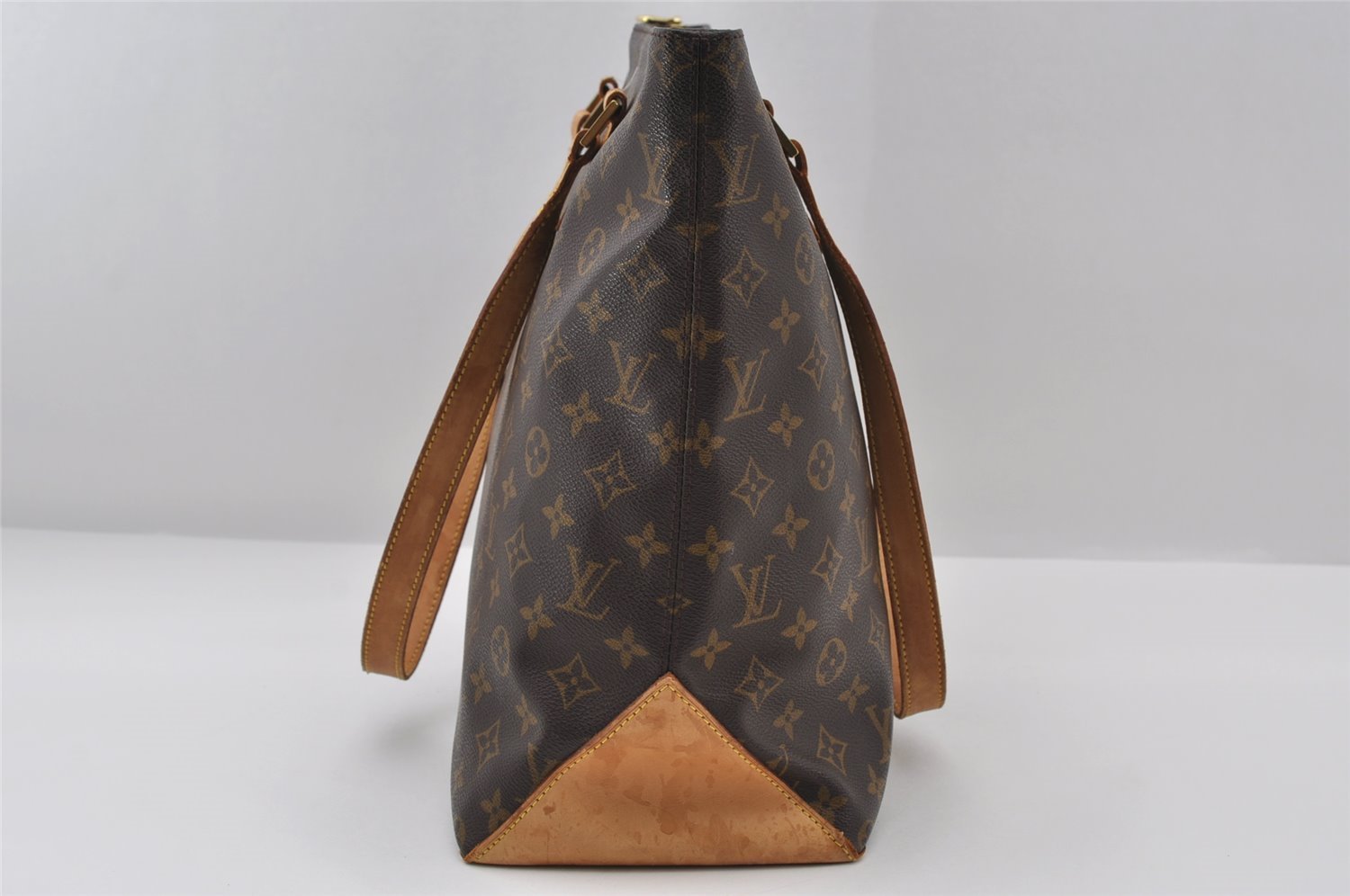 Authentic Louis Vuitton Monogram Cabas Mezzo Shoulder Tote Bag M51151 LV 6340I