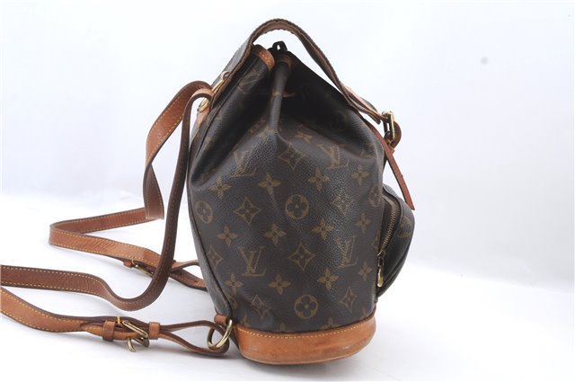 Authentic LOUIS VUITTON Monogram Montsouris MM Backpack M51136 LV 6341C