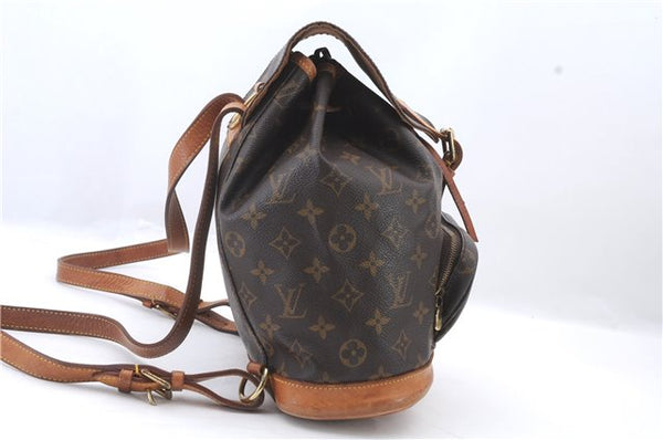 Authentic LOUIS VUITTON Monogram Montsouris MM Backpack M51136 LV 6341C