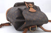 Authentic LOUIS VUITTON Monogram Montsouris MM Backpack M51136 LV 6341C