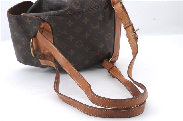 Authentic LOUIS VUITTON Monogram Montsouris MM Backpack M51136 LV 6341C