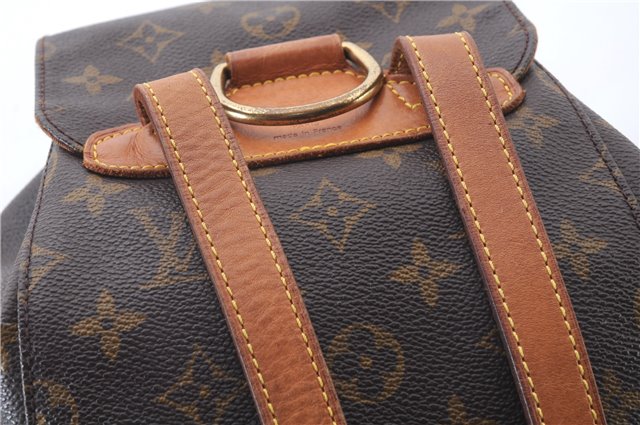 Authentic LOUIS VUITTON Monogram Montsouris MM Backpack M51136 LV 6341C