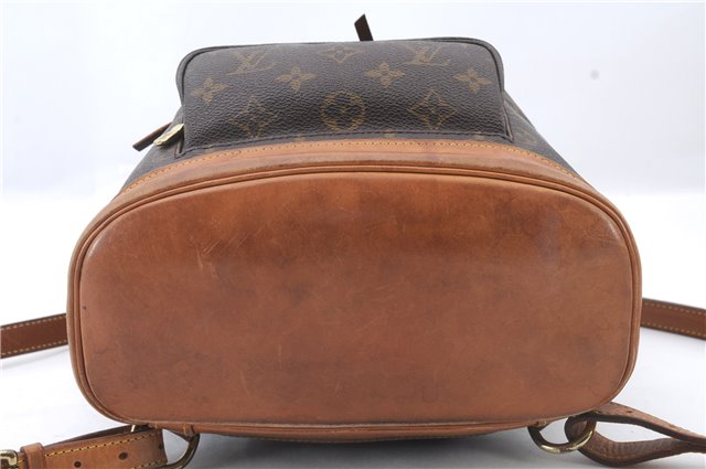 Authentic LOUIS VUITTON Monogram Montsouris MM Backpack M51136 LV 6341C