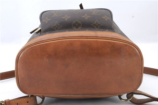 Authentic LOUIS VUITTON Monogram Montsouris MM Backpack M51136 LV 6341C