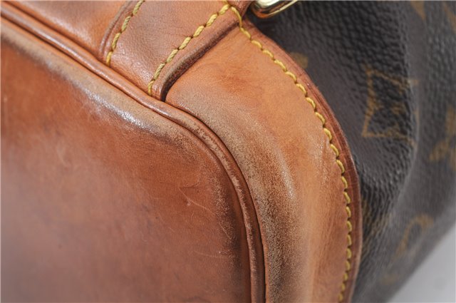 Authentic LOUIS VUITTON Monogram Montsouris MM Backpack M51136 LV 6341C
