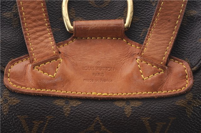 Authentic LOUIS VUITTON Monogram Montsouris MM Backpack M51136 LV 6341C
