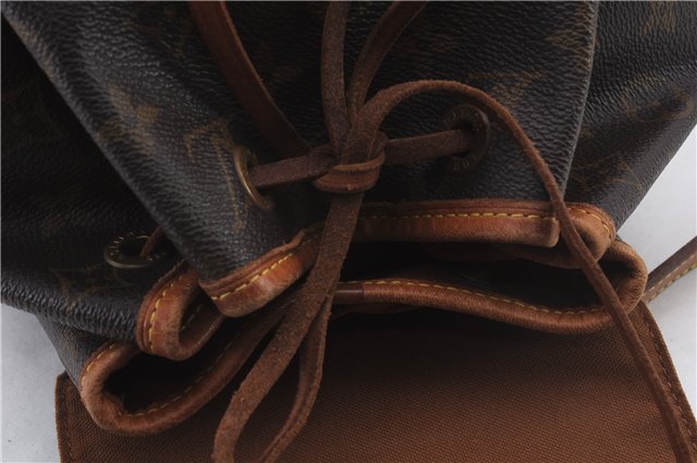 Authentic LOUIS VUITTON Monogram Montsouris MM Backpack M51136 LV 6341C