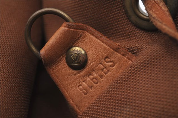 Authentic LOUIS VUITTON Monogram Montsouris MM Backpack M51136 LV 6341C