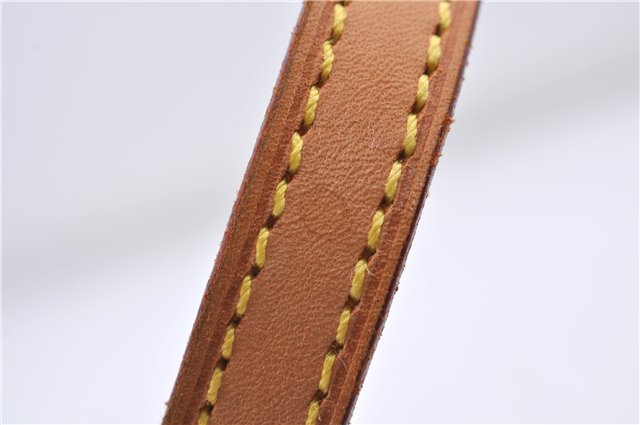 Authentic Louis Vuitton Leather Shoulder Strap Beige 44.5