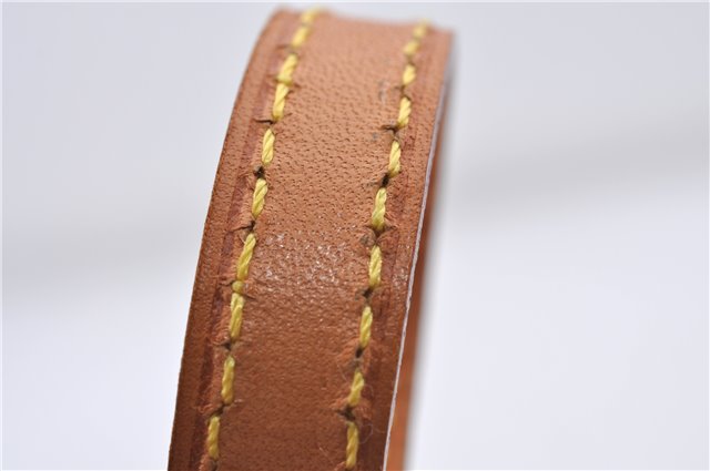 Authentic Louis Vuitton Leather Shoulder Strap Beige 44.5