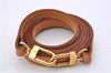 Authentic Louis Vuitton Leather Shoulder Strap Beige 44.5" LV 6341D