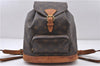 Authentic LOUIS VUITTON Monogram Montsouris MM Backpack M51136 LV 6342C