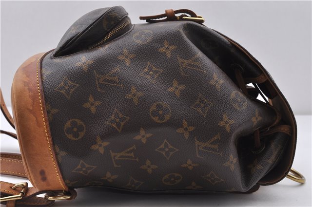 Authentic LOUIS VUITTON Monogram Montsouris MM Backpack M51136 LV 6342C