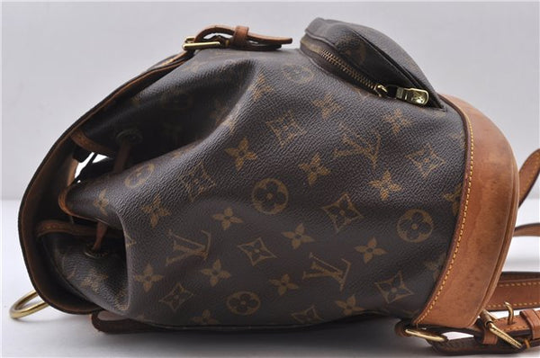 Authentic LOUIS VUITTON Monogram Montsouris MM Backpack M51136 LV 6342C