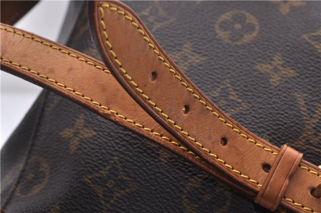 Authentic LOUIS VUITTON Monogram Montsouris MM Backpack M51136 LV 6342C