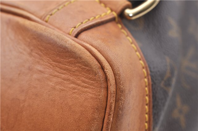 Authentic LOUIS VUITTON Monogram Montsouris MM Backpack M51136 LV 6342C