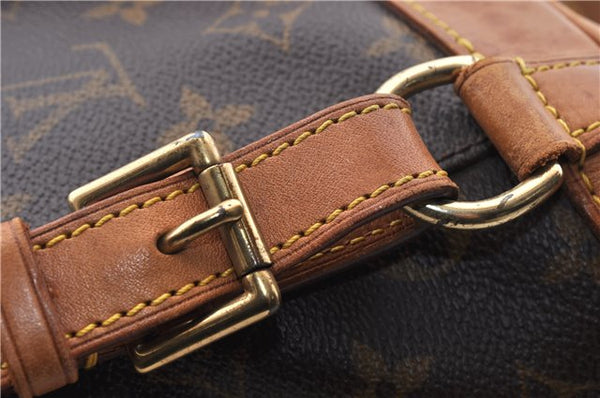 Authentic LOUIS VUITTON Monogram Montsouris MM Backpack M51136 LV 6342C