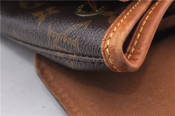 Authentic LOUIS VUITTON Monogram Montsouris MM Backpack M51136 LV 6342C