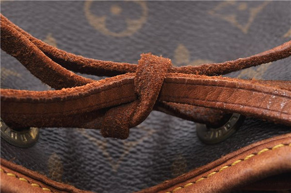 Authentic LOUIS VUITTON Monogram Montsouris MM Backpack M51136 LV 6342C