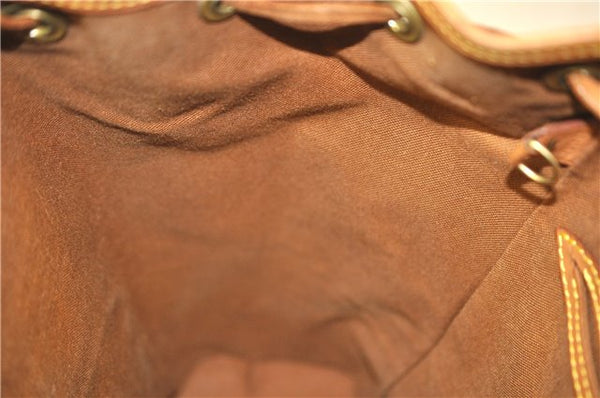 Authentic LOUIS VUITTON Monogram Montsouris MM Backpack M51136 LV 6342C