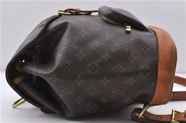 Authentic LOUIS VUITTON Monogram Montsouris MM Backpack M51136 LV 6343C