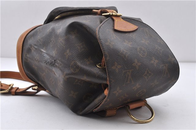 Authentic LOUIS VUITTON Monogram Montsouris MM Backpack M51136 LV 6343C