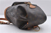 Authentic LOUIS VUITTON Monogram Montsouris MM Backpack M51136 LV 6343C