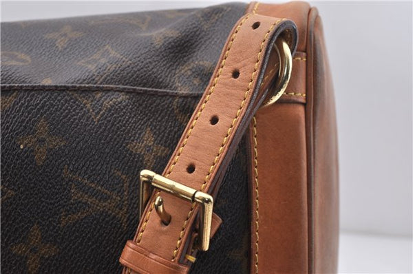 Authentic LOUIS VUITTON Monogram Montsouris MM Backpack M51136 LV 6343C