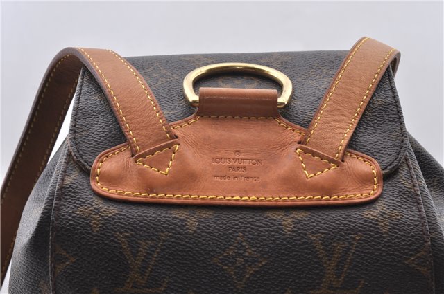 Authentic LOUIS VUITTON Monogram Montsouris MM Backpack M51136 LV 6343C