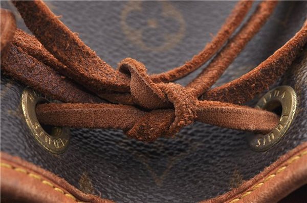 Authentic LOUIS VUITTON Monogram Montsouris MM Backpack M51136 LV 6343C