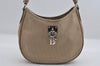Authentic Christian Dior Trotter Shoulder Hand Bag Nylon Leather Beige CD 6343I