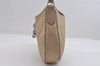 Authentic Christian Dior Trotter Shoulder Hand Bag Nylon Leather Beige CD 6343I