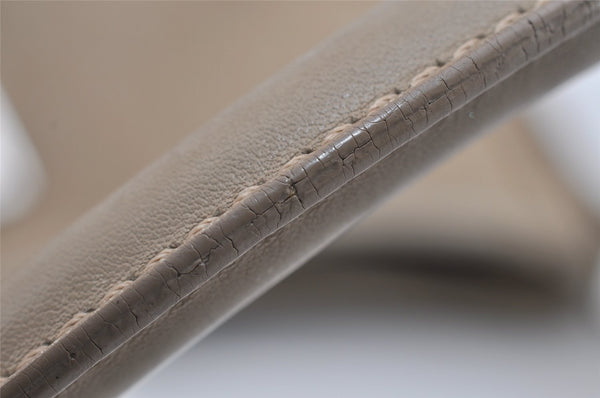 Authentic Christian Dior Trotter Shoulder Hand Bag Nylon Leather Beige CD 6343I