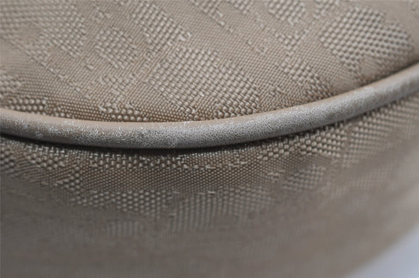 Authentic Christian Dior Trotter Shoulder Hand Bag Nylon Leather Beige CD 6343I