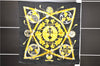 Authentic HERMES Carre 90 Scarf "PRINCES DU SOLEIL LEVANT" Silk Black PB 6344D