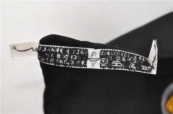 Authentic HERMES Carre 90 Scarf "PRINCES DU SOLEIL LEVANT" Silk Black PB 6344D