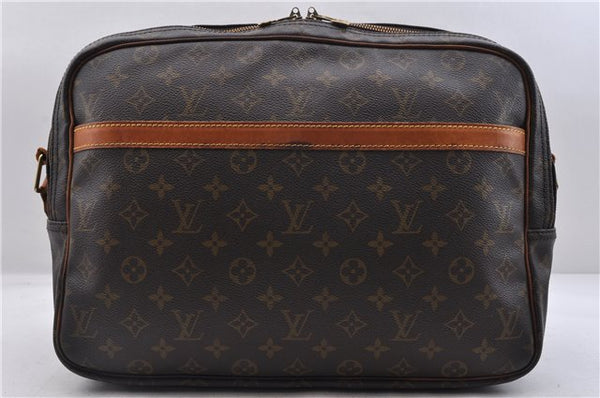 Auth LOUIS VUITTON Monogram Reporter GM Shoulder Cross Body Bag M45252 LV 6345C