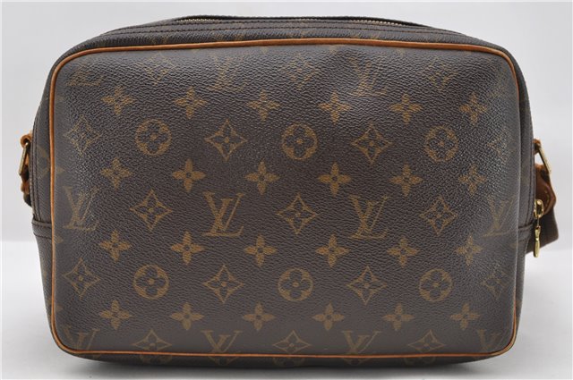 Auth LOUIS VUITTON Monogram Reporter PM Shoulder Cross Body Bag M45254 LV 6346C