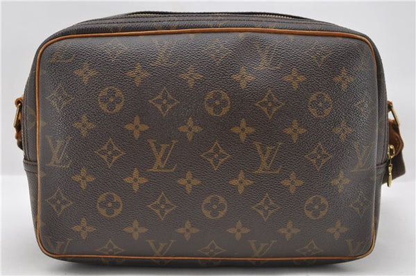 Auth LOUIS VUITTON Monogram Reporter PM Shoulder Cross Body Bag M45254 LV 6346C