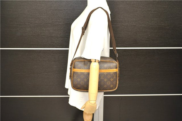 Auth LOUIS VUITTON Monogram Reporter PM Shoulder Cross Body Bag M45254 LV 6346C