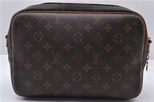 Auth LOUIS VUITTON Monogram Reporter PM Shoulder Cross Body Bag M45254 LV 6347C
