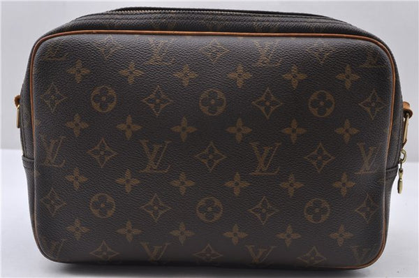 Auth LOUIS VUITTON Monogram Reporter PM Shoulder Cross Body Bag M45254 LV 6347C