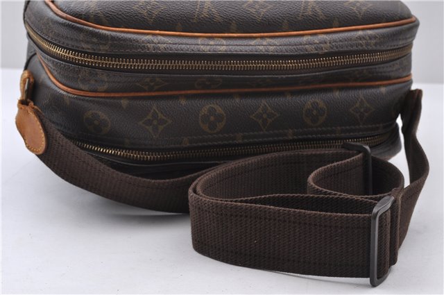 Auth LOUIS VUITTON Monogram Reporter PM Shoulder Cross Body Bag M45254 LV 6347C