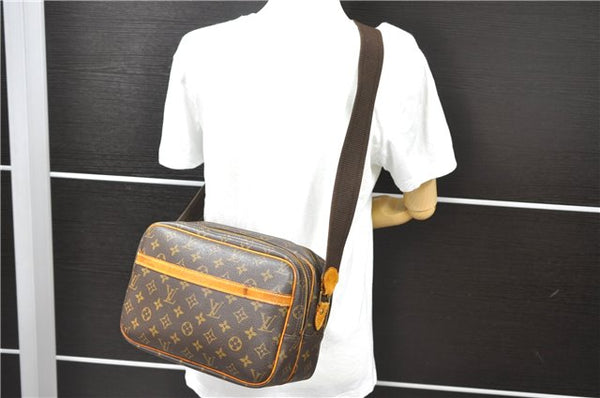 Auth LOUIS VUITTON Monogram Reporter PM Shoulder Cross Body Bag M45254 LV 6347C