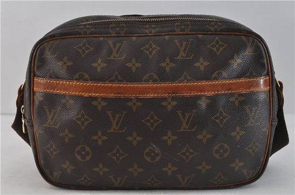Auth LOUIS VUITTON Monogram Reporter PM Shoulder Cross Body Bag M45254 LV 6348C