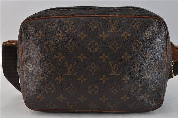 Auth LOUIS VUITTON Monogram Reporter PM Shoulder Cross Body Bag M45254 LV 6348C