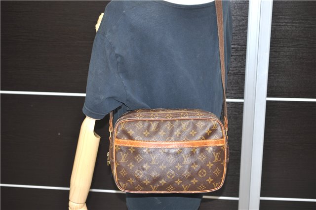 Auth LOUIS VUITTON Monogram Reporter PM Shoulder Cross Body Bag M45254 LV 6348C