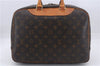 Authentic Louis Vuitton Monogram Deauville Hand Bag M47270 LV 6349D