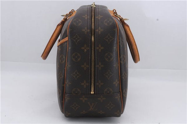 Authentic Louis Vuitton Monogram Deauville Hand Bag M47270 LV 6349D